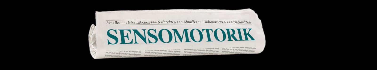 image of newspaper with Sensomotorik as headline